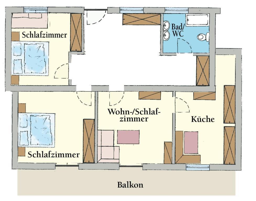 Appartementhaus Bergland Obsteig Habitación foto